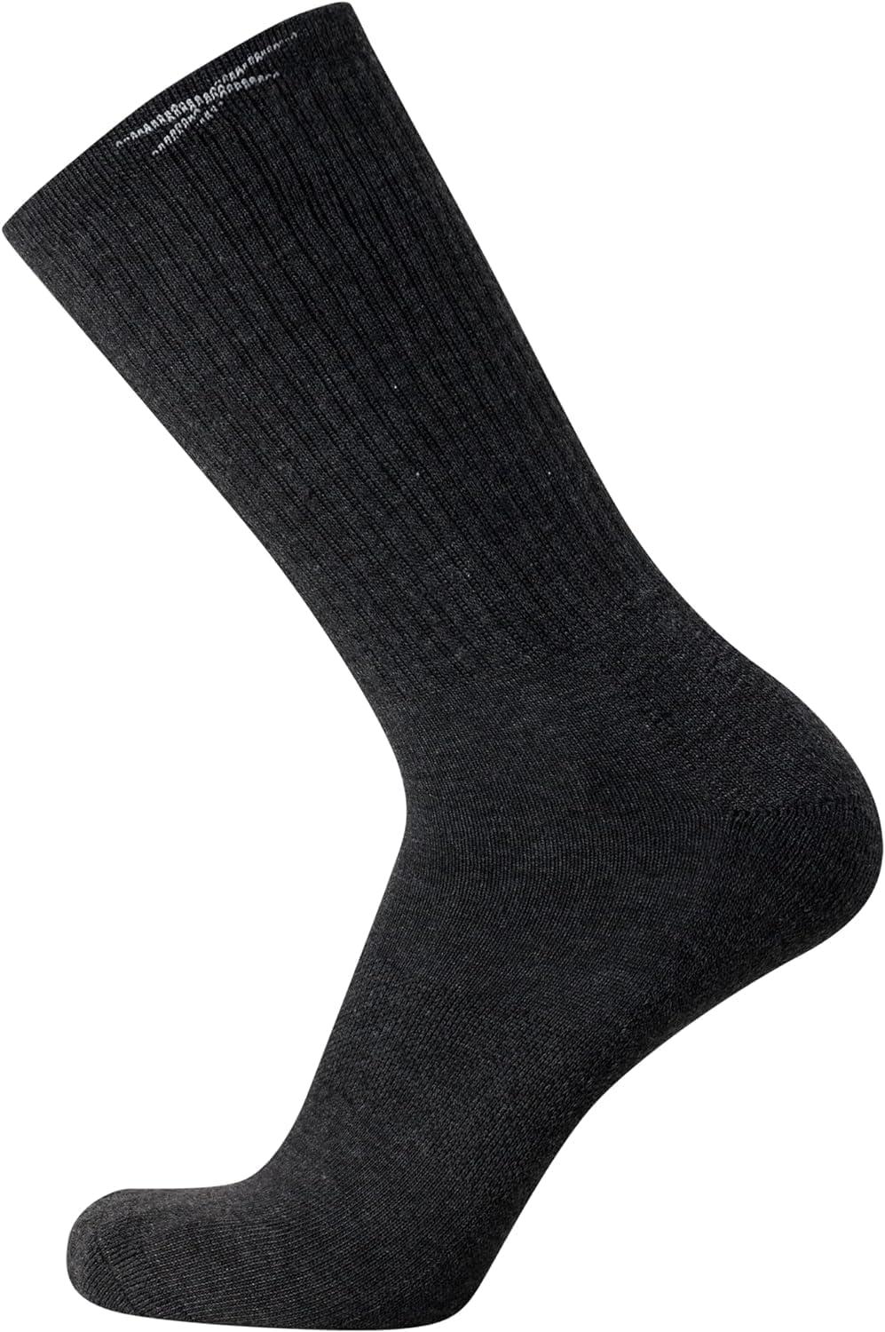 imageReebok Mens Crew Socks  10 Pack Stretch Performance Cushioned Crew Socks  Arch Support Athletic Socks for Men 6125Classic Grey