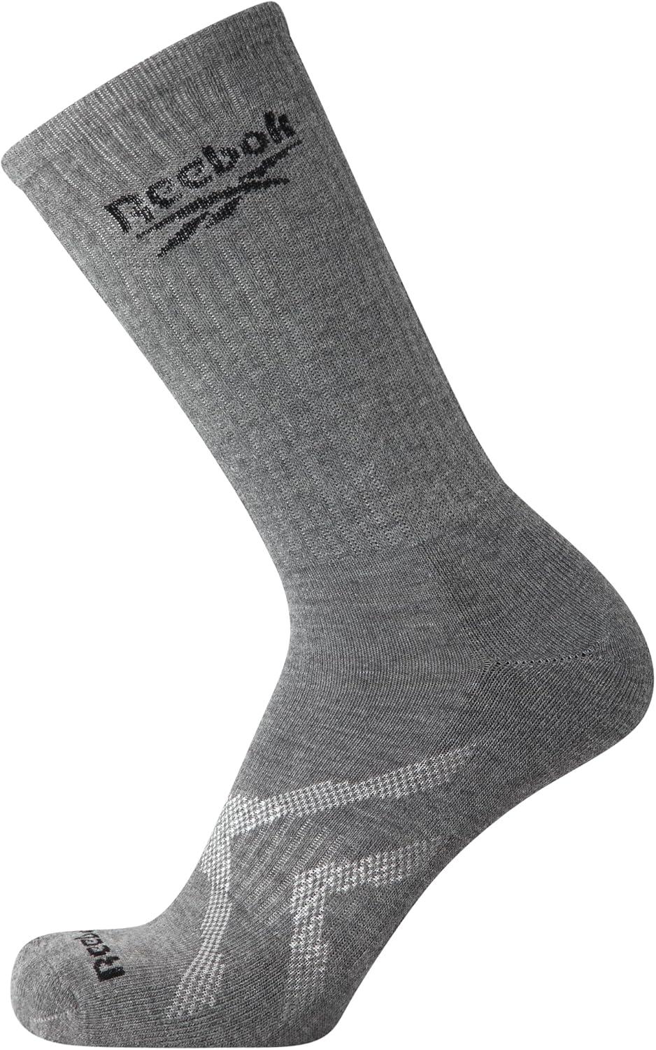 imageReebok Mens Crew Socks  10 Pack Stretch Performance Cushioned Crew Socks  Arch Support Athletic Socks for Men 6125Multi 14pk