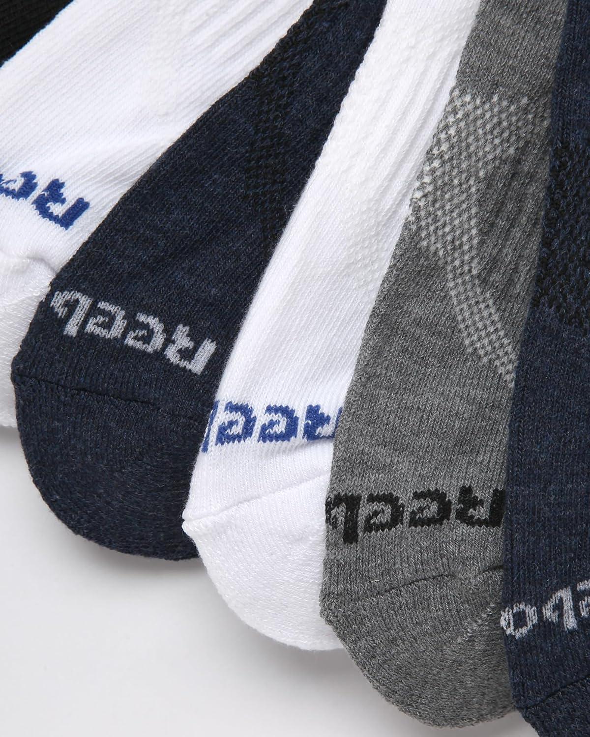 imageReebok Mens Crew Socks  10 Pack Stretch Performance Cushioned Crew Socks  Arch Support Athletic Socks for Men 6125Multi 14pk