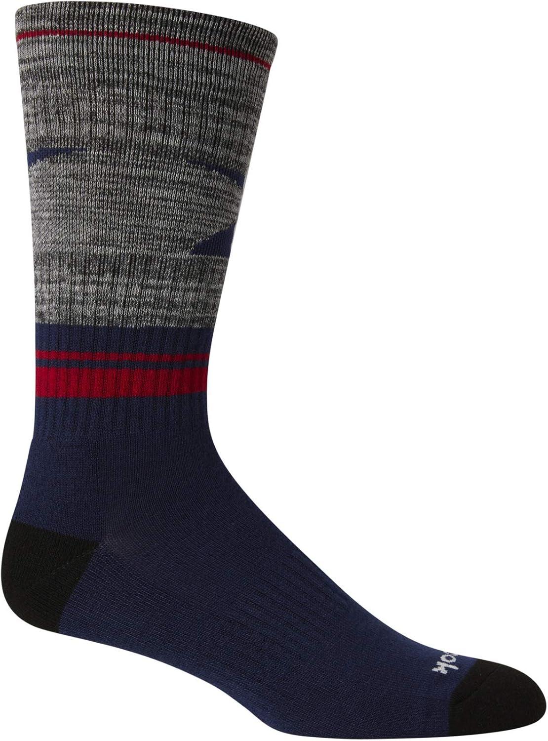 imageReebok Mens Crew Socks  10 Pack Stretch Performance Cushioned Crew Socks  Arch Support Athletic Socks for Men 6125Navy