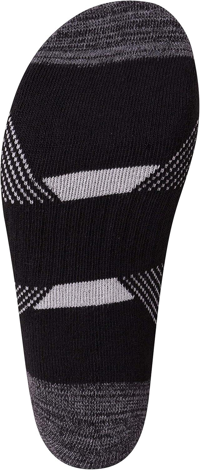 imageReebok Mens Crew Socks  10 Pack Stretch Performance Cushioned Crew Socks  Arch Support Athletic Socks for Men 6125Raven Black