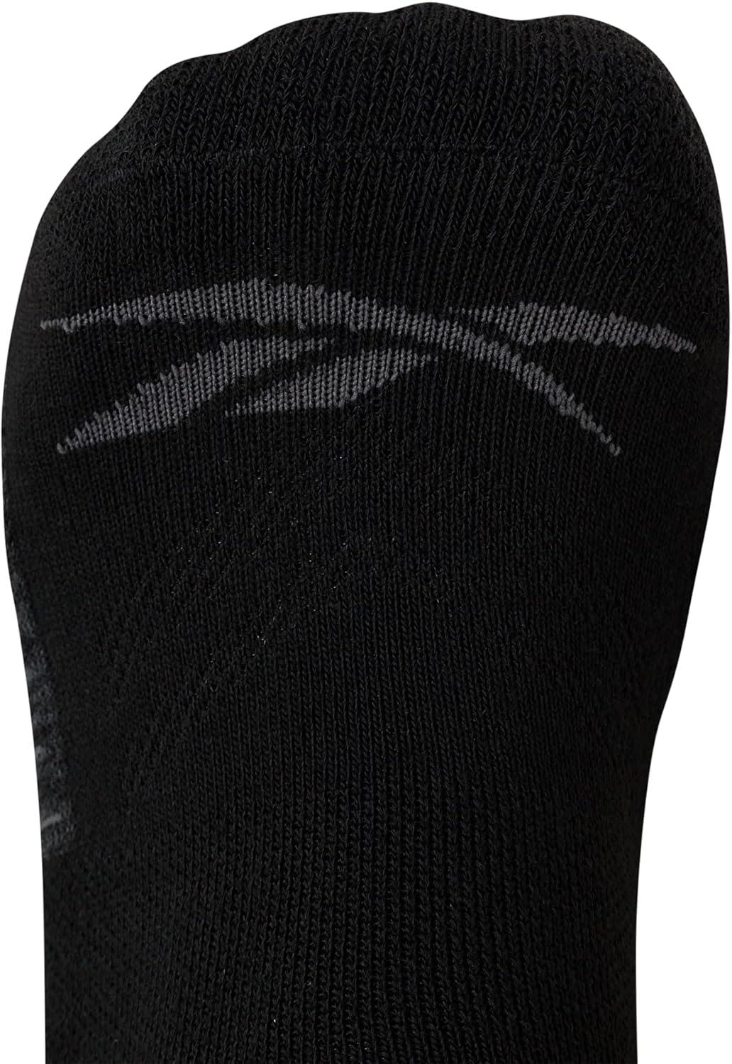imageReebok Mens Crew Socks  5 Pack Breathable Cushioned MoistureWicking Athletic Performance Running Socks for Men 6125Classic Black