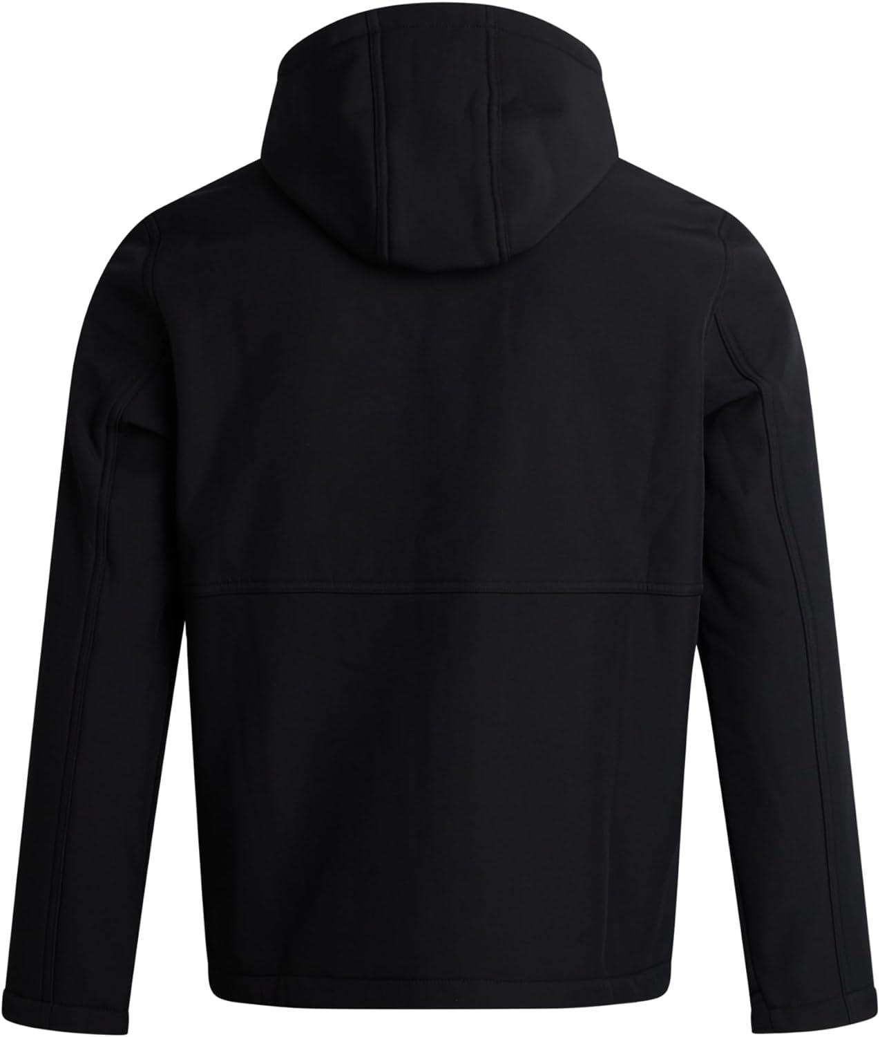 imageReebok Mens Jacket  Weather Resistant Fleece Lined Softshell Jacket Coat  Lightweight Casual Coat for Men MXXLBlack Ink