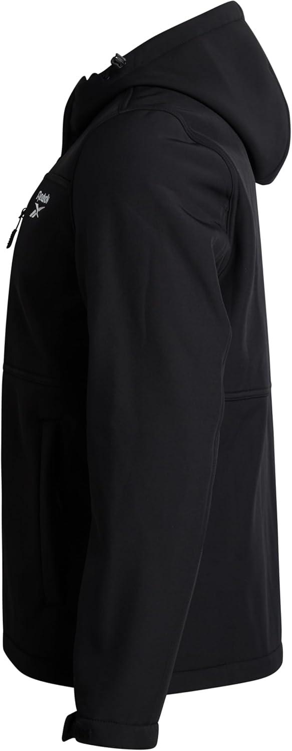 imageReebok Mens Jacket  Weather Resistant Fleece Lined Softshell Jacket Coat  Lightweight Casual Coat for Men MXXLBlack Ink