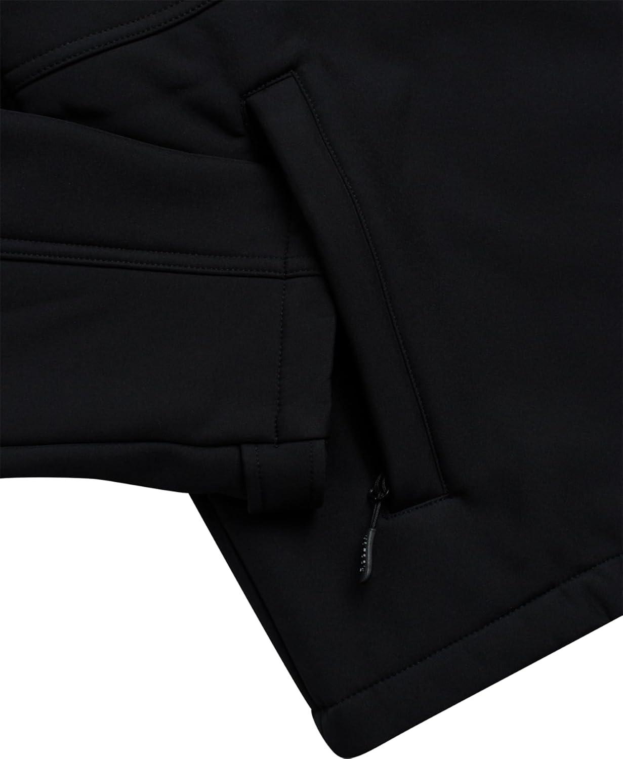 imageReebok Mens Jacket  Weather Resistant Fleece Lined Softshell Jacket Coat  Lightweight Casual Coat for Men MXXLBlack Ink