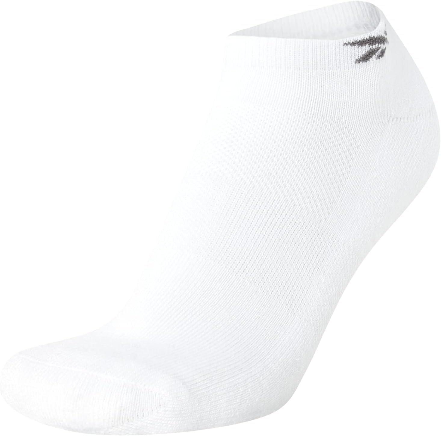 imageReebok Mens Low Cut Socks  12 Pack Performance Cushion Comfort No Show Socks  Breathable Athletic Socks for Men 6125All White