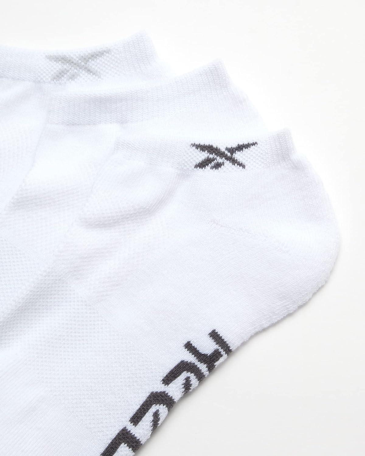 imageReebok Mens Low Cut Socks  12 Pack Performance Cushion Comfort No Show Socks  Breathable Athletic Socks for Men 6125All White
