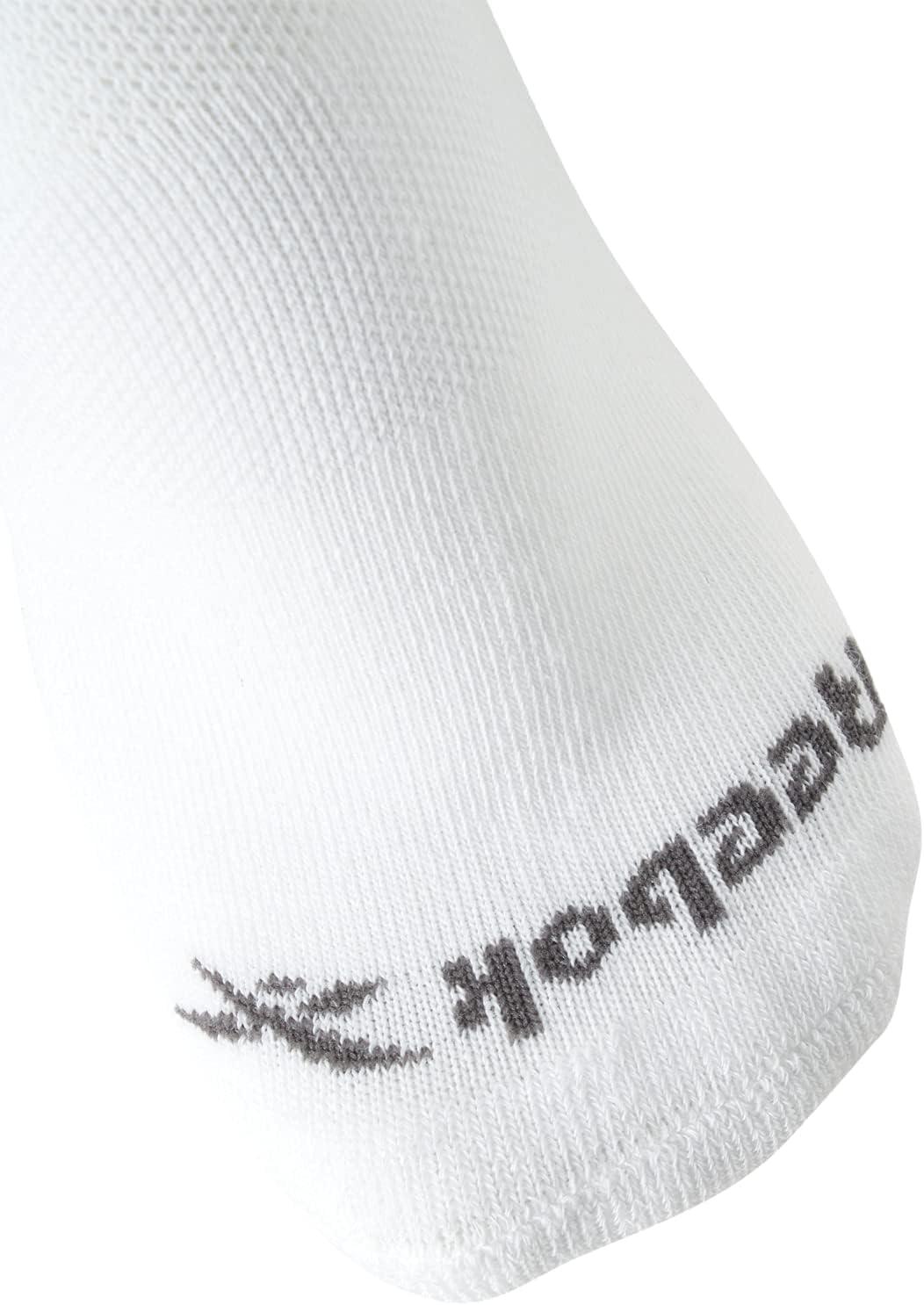 imageReebok Mens Low Cut Socks  12 Pack Performance Cushion Comfort No Show Socks  Breathable Athletic Socks for Men 6125All White