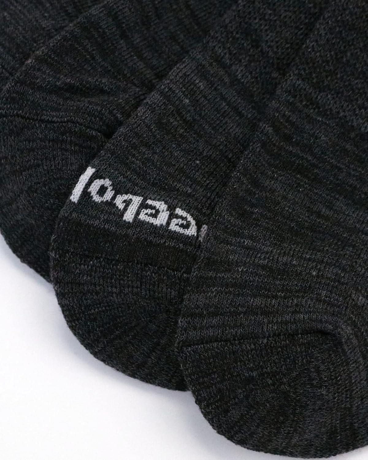 imageReebok Mens Low Cut Socks  12 Pack Performance Cushion Comfort No Show Socks  Breathable Athletic Socks for Men 6125Black Logo