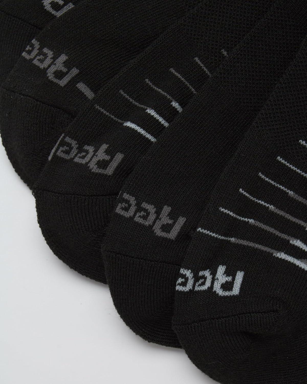 imageReebok Mens Low Cut Socks  12 Pack Performance Cushion Comfort No Show Socks  Breathable Athletic Socks for Men 6125Black Stripe