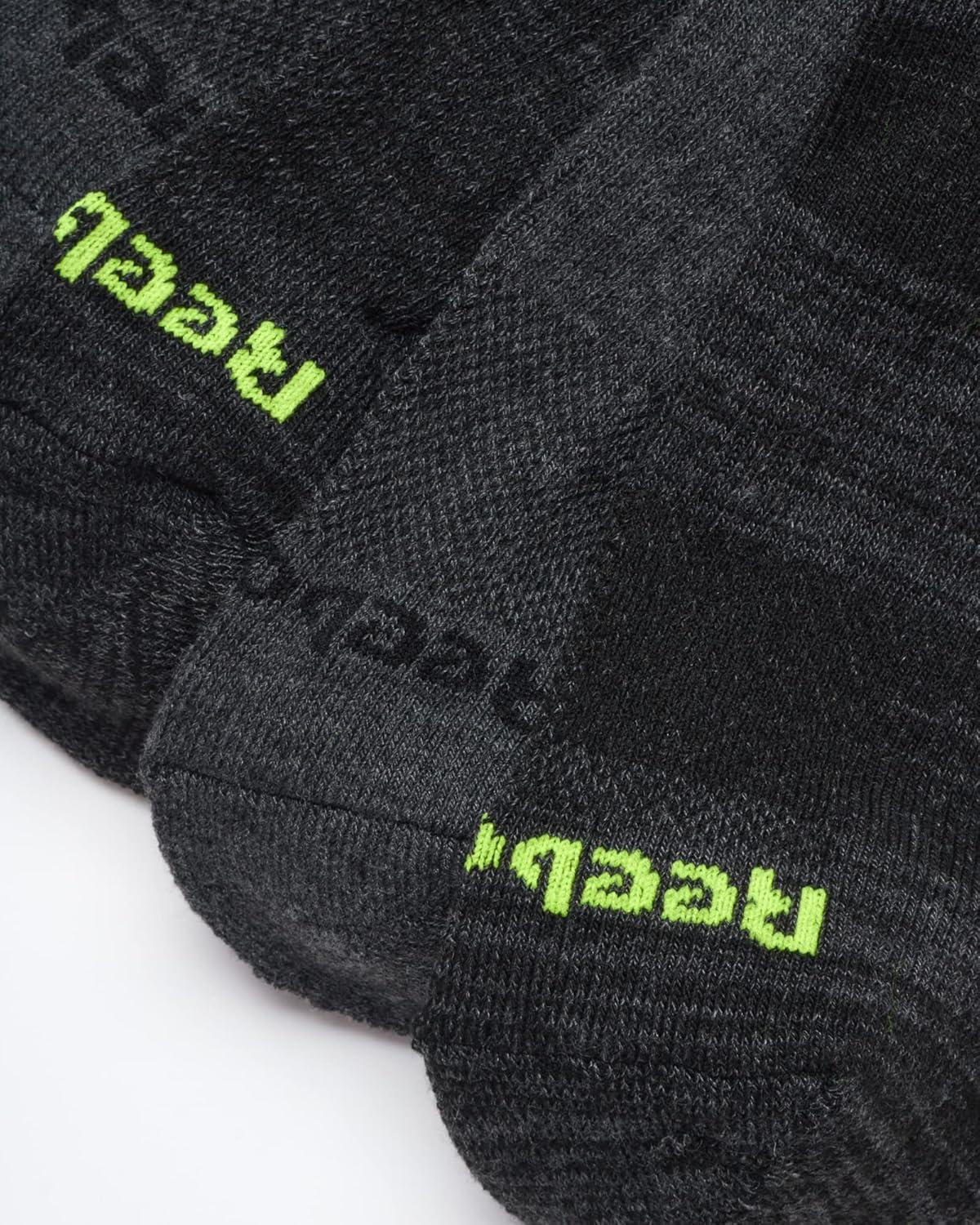 imageReebok Mens Low Cut Socks  12 Pack Performance Cushion Comfort No Show Socks  Breathable Athletic Socks for Men 6125BlackGrey Logo