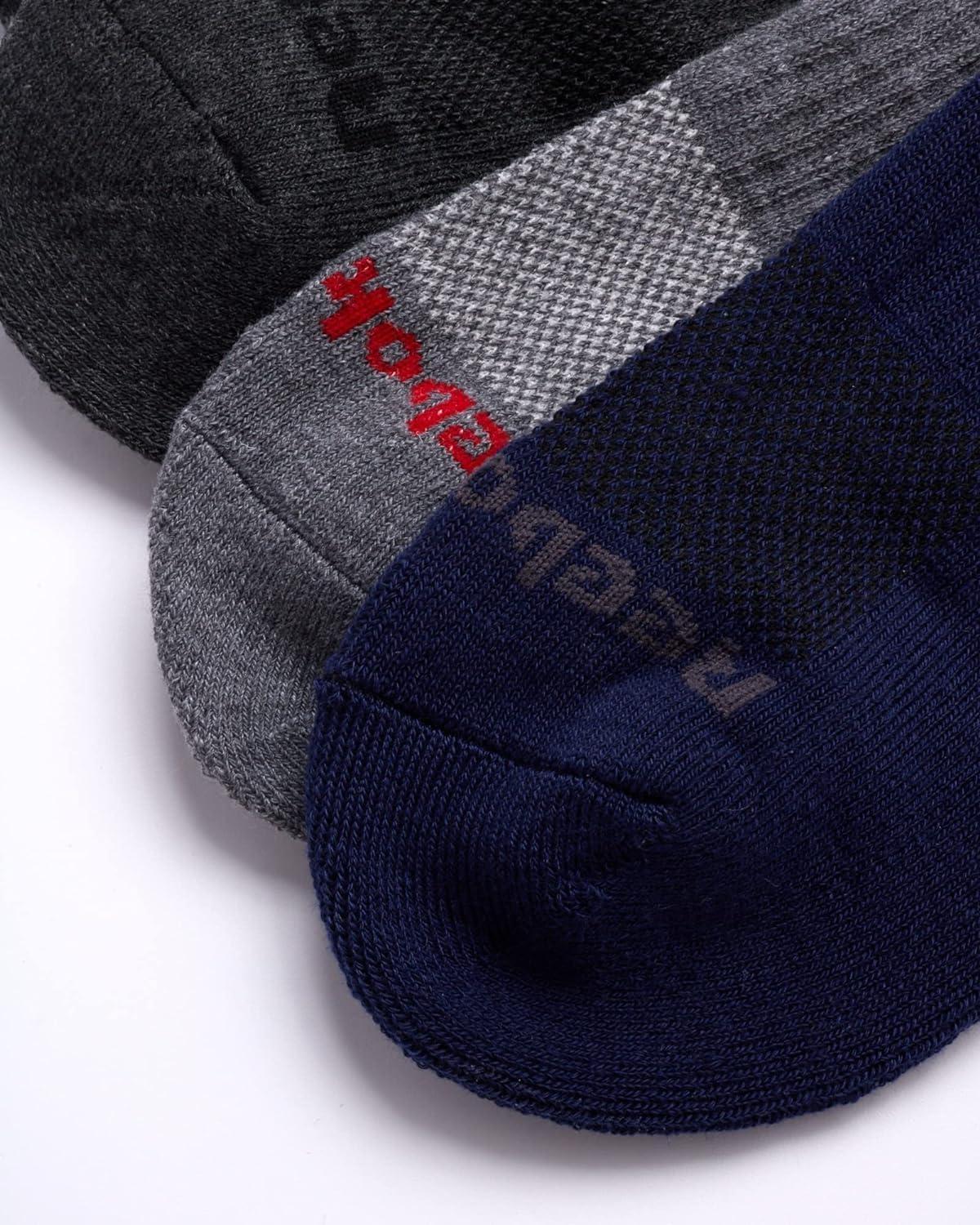 imageReebok Mens Low Cut Socks  12 Pack Performance Cushion Comfort No Show Socks  Breathable Athletic Socks for Men 6125BlueGrey