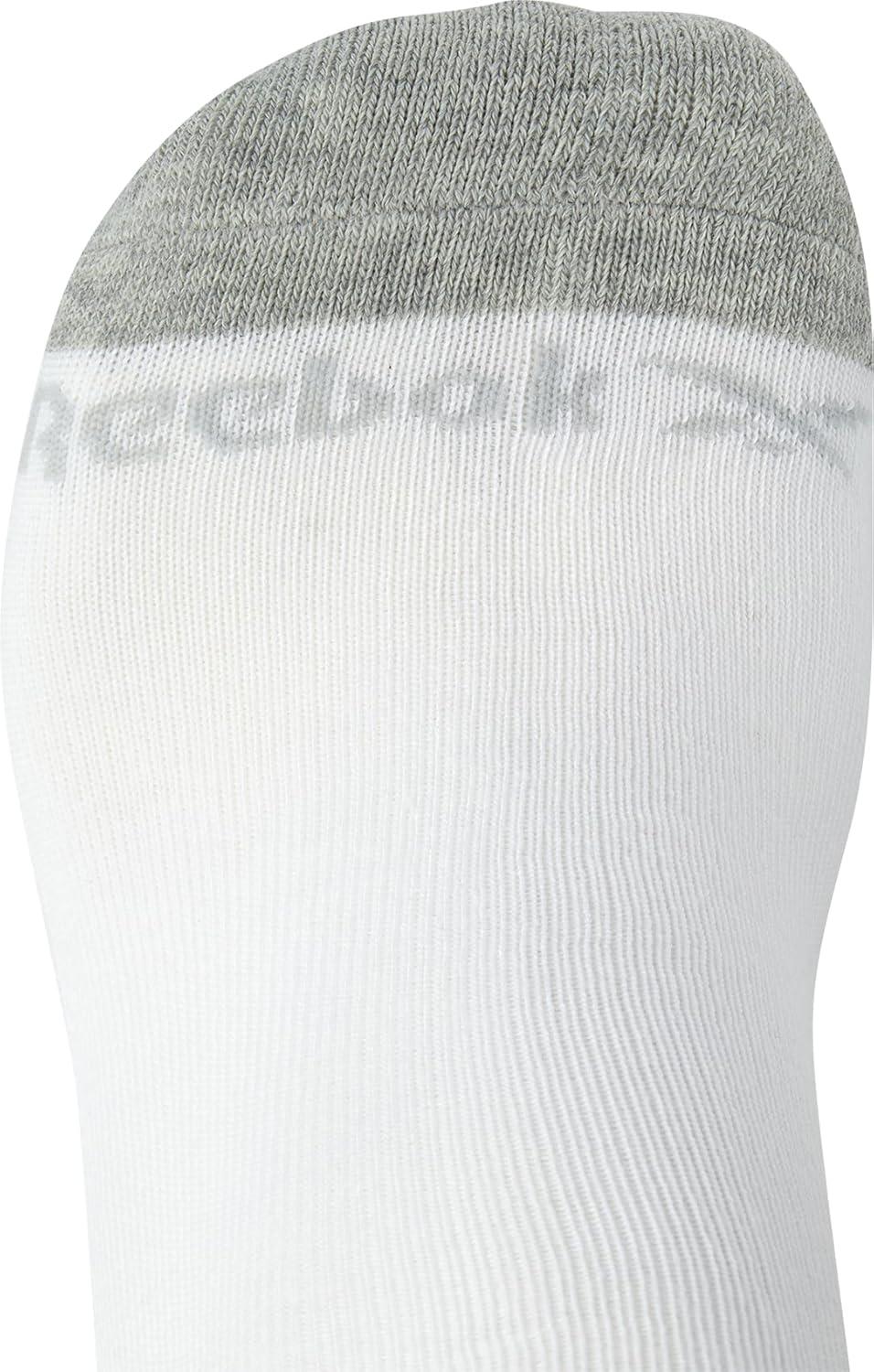 imageReebok Mens Low Cut Socks  12 Pack Performance Cushion Comfort No Show Socks  Breathable Athletic Socks for Men 6125Bright White