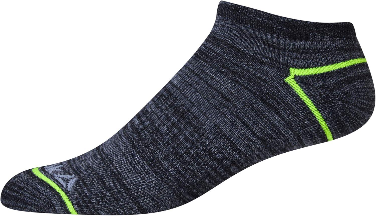 imageReebok Mens Low Cut Socks  12 Pack Performance Cushion Comfort No Show Socks  Breathable Athletic Socks for Men 6125Slate Grey