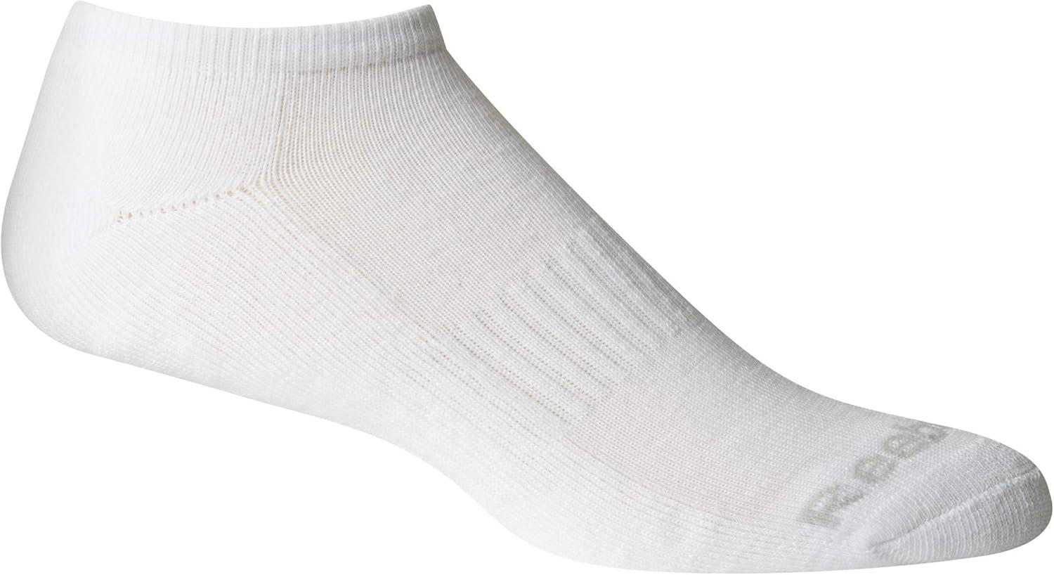 imageReebok Mens Low Cut Socks  12 Pack Performance Cushion Comfort No Show Socks  Breathable Athletic Socks for Men 6125White 3