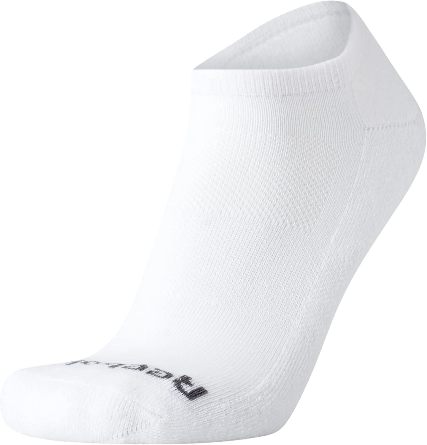imageReebok Mens Low Cut Socks  12 Pack Performance Cushion Comfort No Show Socks  Breathable Athletic Socks for Men 6125White