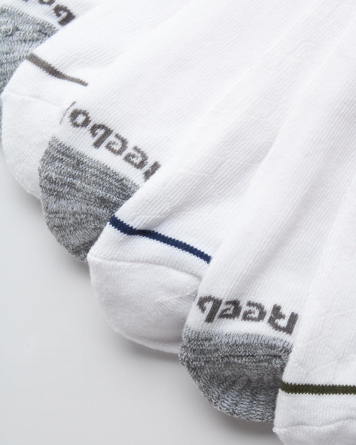 imageReebok Mens Low Cut Socks  12 Pack Performance Cushion Comfort No Show Socks  Breathable Athletic Socks for Men 6125White Assorted