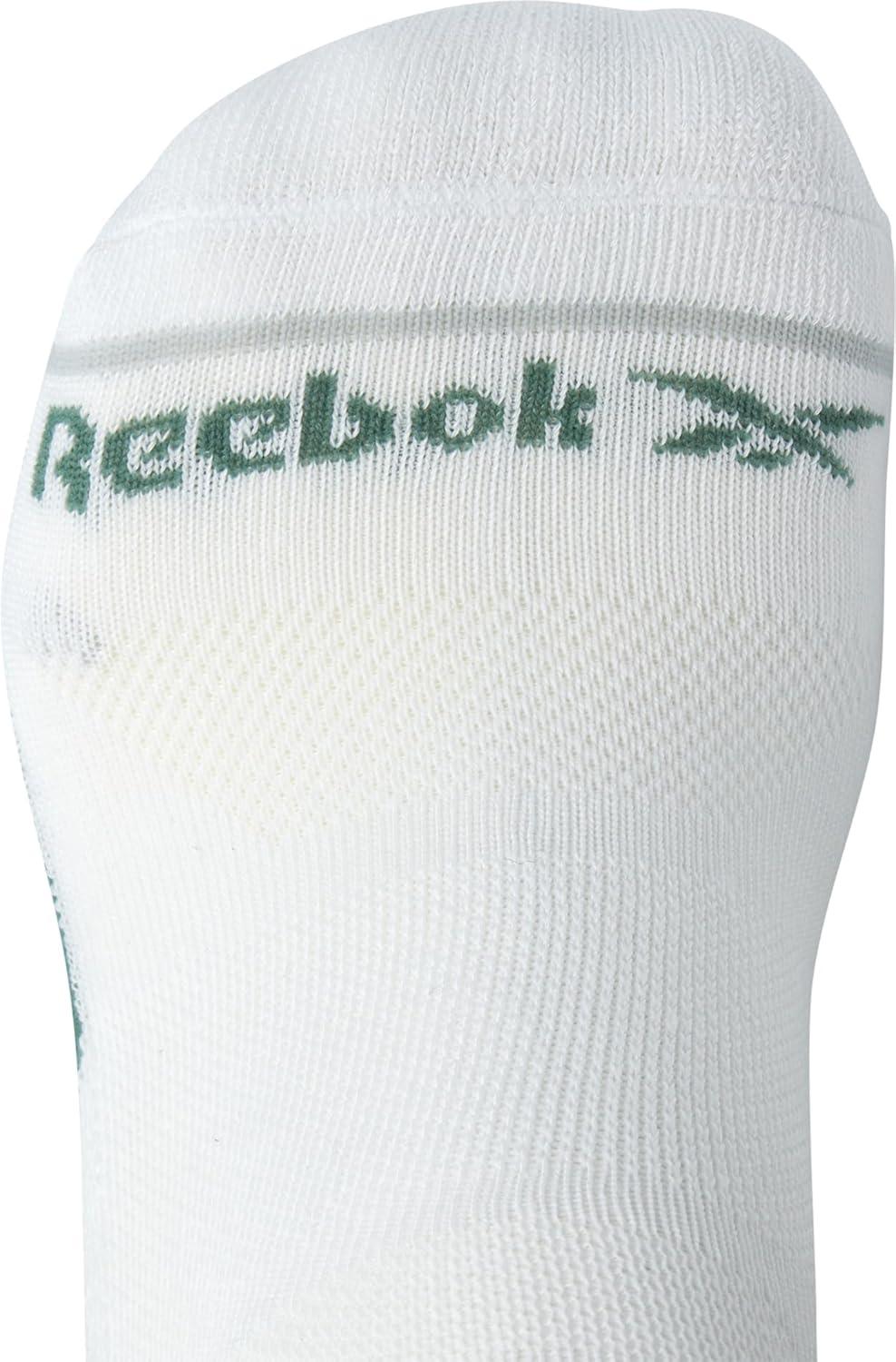 imageReebok Mens Low Cut Socks  6 Pack Basic Cushion Low Cut No Show Socks for Men  Mens Athletic Socks Size 6125BlackWhite Multi
