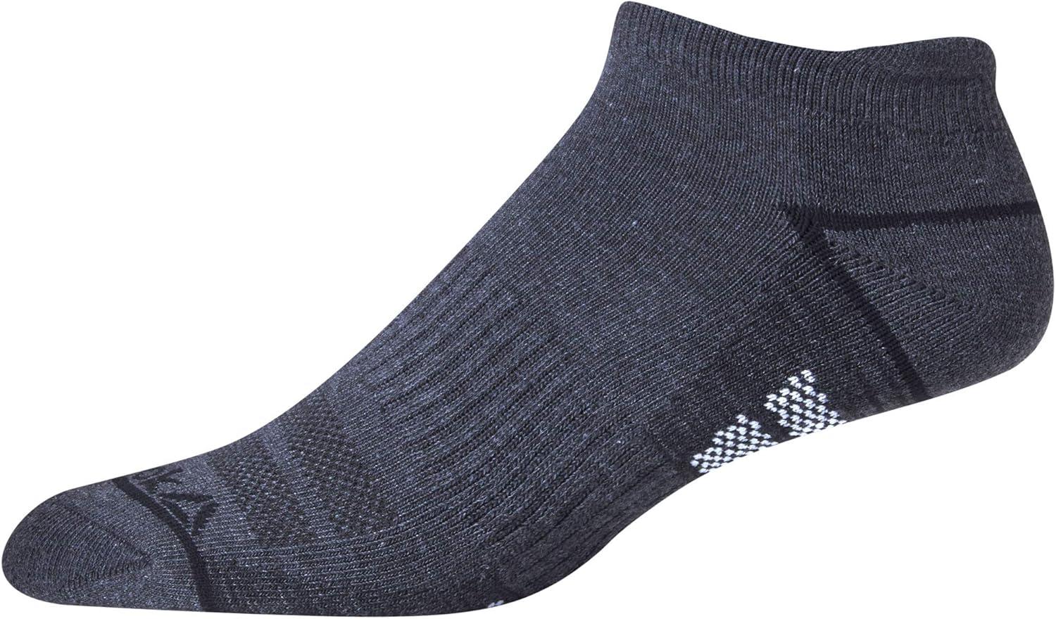 imageReebok Mens Low Cut Socks  6 Pack Basic Cushioned No Show Athletic Socks for Men Size 6125NavyGrey