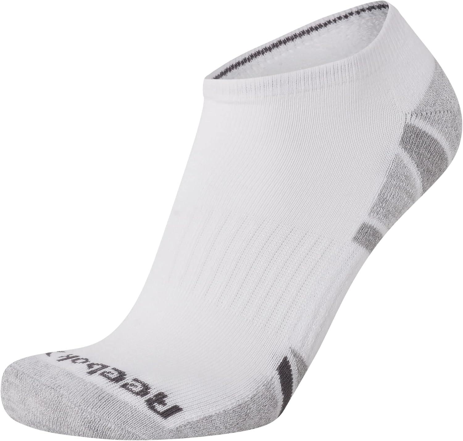 imageReebok Mens Low Cut Socks  6 Pack Basic Cushioned No Show Athletic Socks for Men Size 6125Pure White