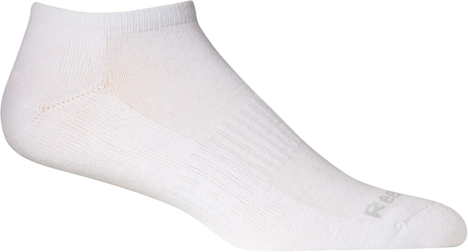 imageReebok Mens Low Cut Socks  6 Pack Basic Cushioned No Show Athletic Socks for Men Size 6125White 3