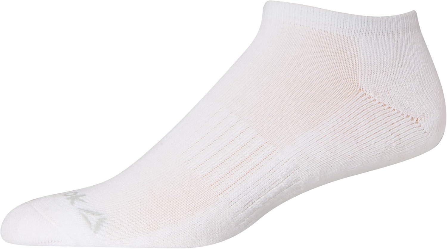 imageReebok Mens Low Cut Socks  6 Pack Basic Cushioned No Show Athletic Socks for Men Size 6125White 3