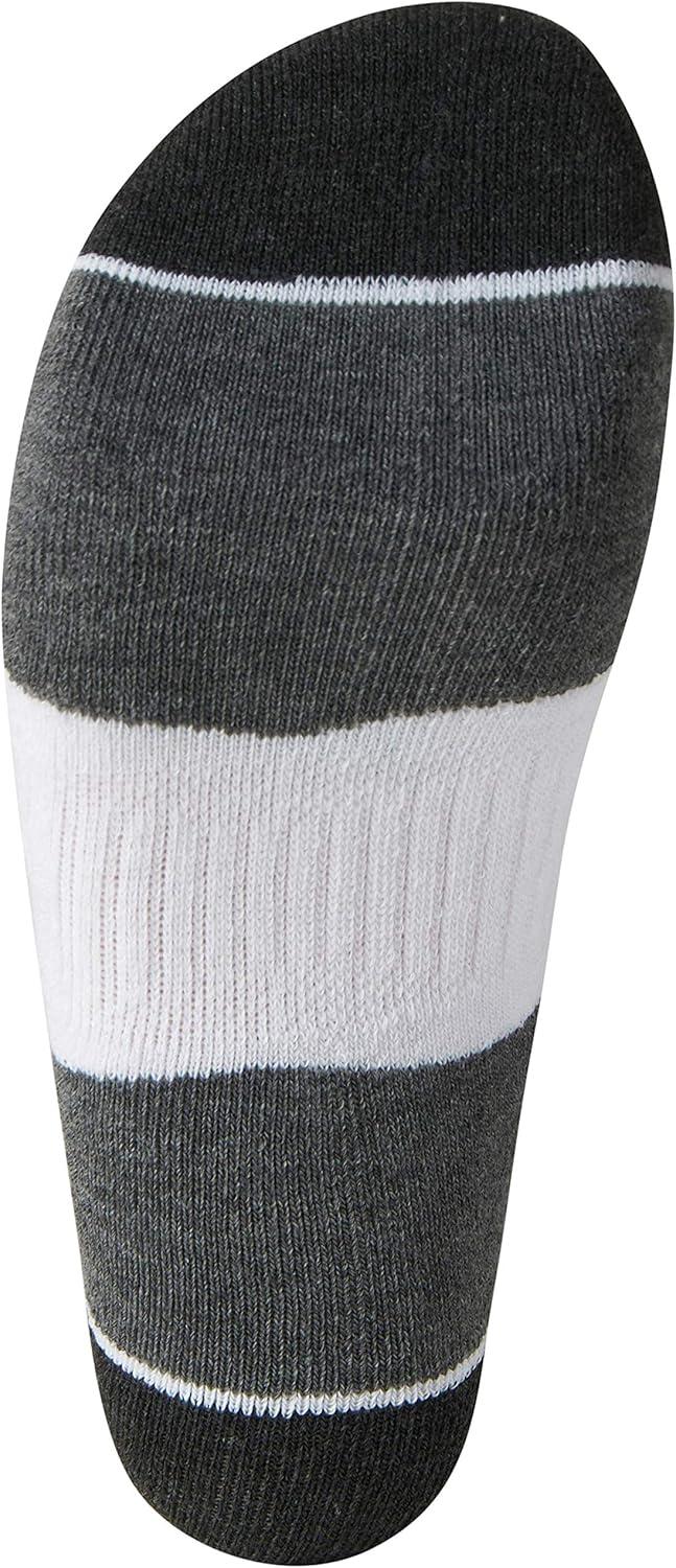 imageReebok Mens Low Cut Socks  6 Pack Basic Cushioned No Show Athletic Socks for Men Size 6125Whitegrey 2