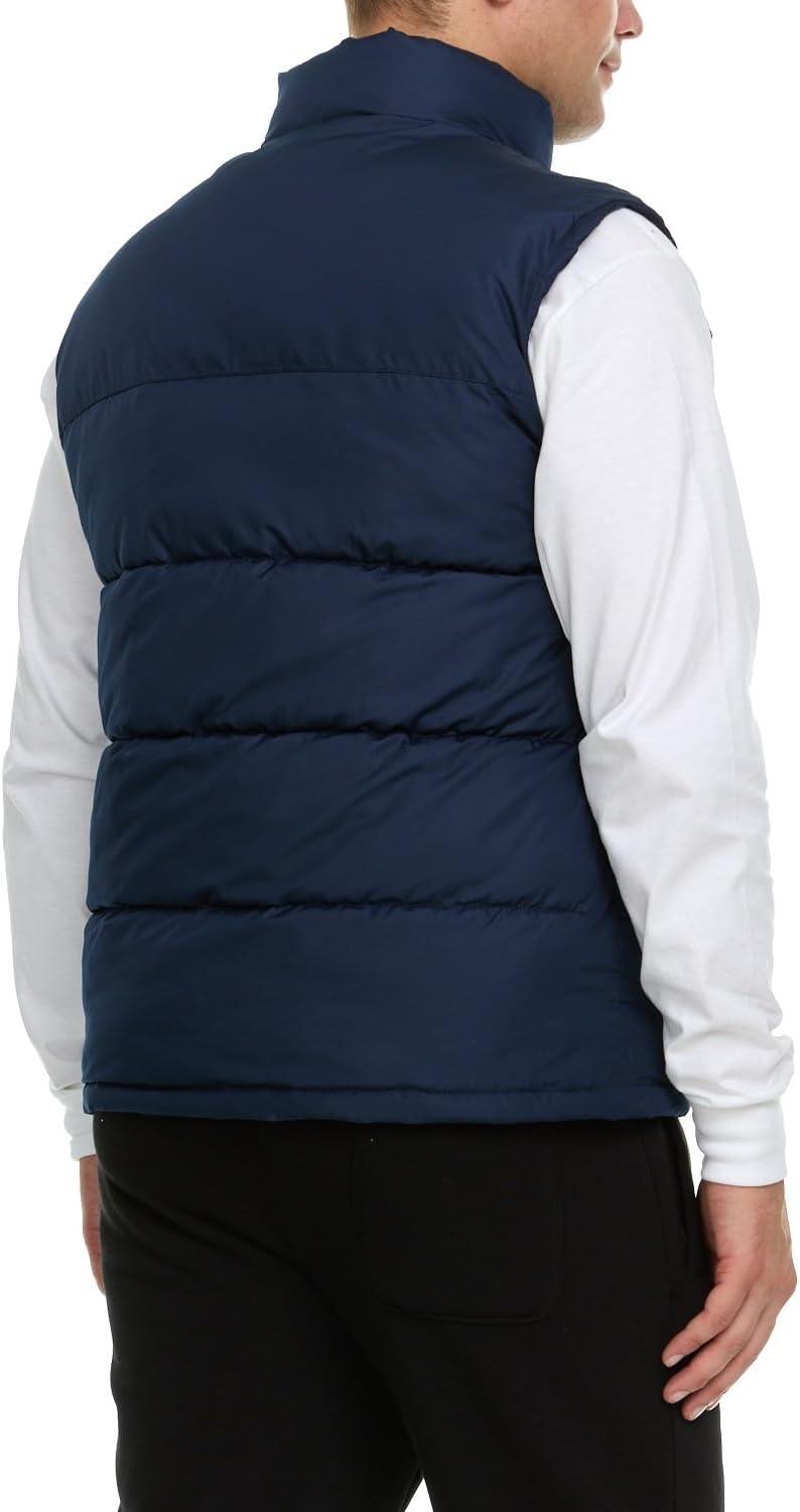 imageReebok Mens Puffer Vest for Winter Lightweight Down Alternative Mens Outerwear Vests Winter Vest for Men Puffy VestNavy