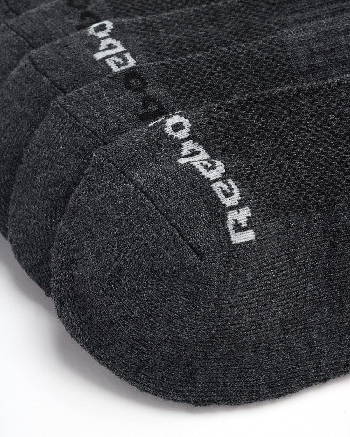 imageReebok Mens Quarter Socks  12 Pack Performance Comfort Athletic Socks  Breathable Ankle Socks for Men 6125All Grey
