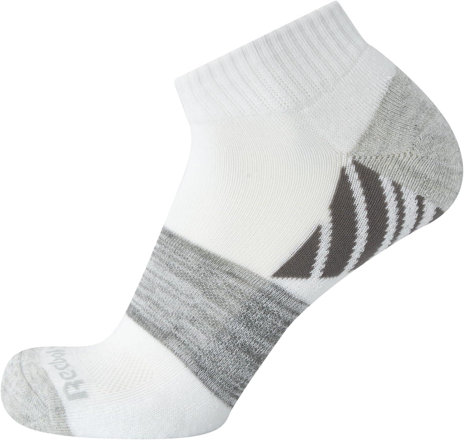 imageReebok Mens Quarter Socks  12 Pack Performance Comfort Athletic Socks  Breathable Ankle Socks for Men 6125Ash GreyWhite
