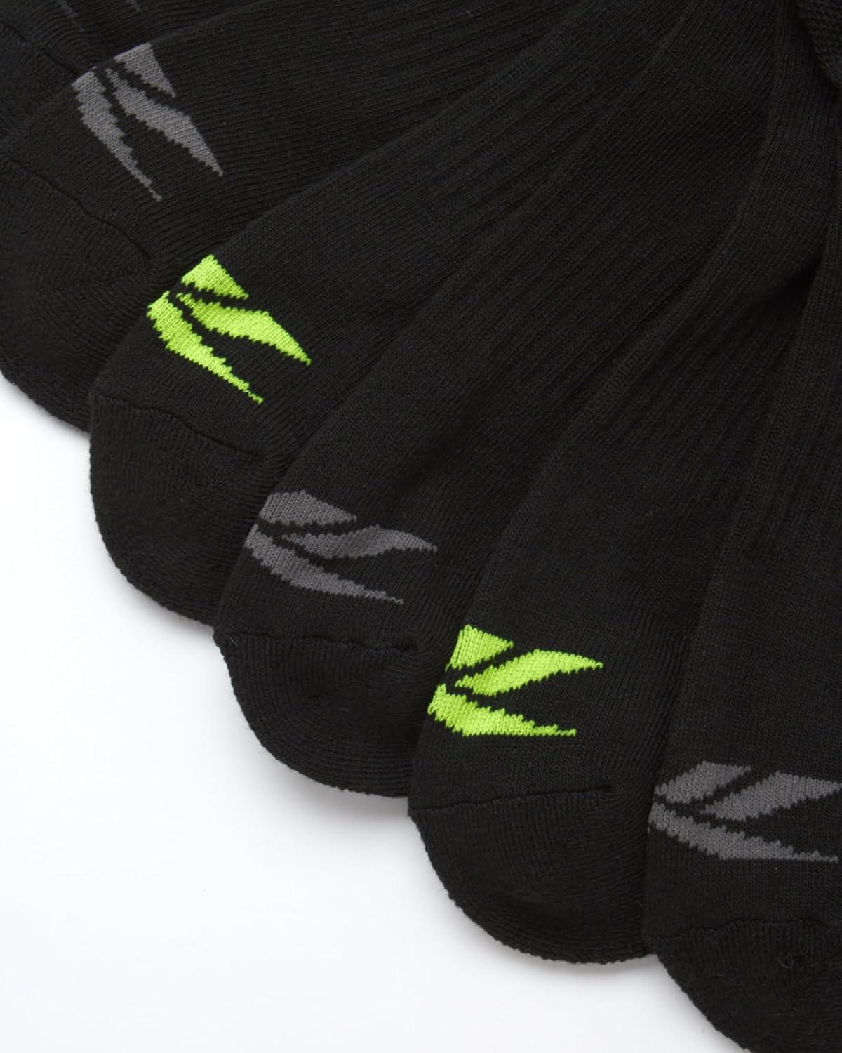 imageReebok Mens Quarter Socks  12 Pack Performance Comfort Athletic Socks  Breathable Ankle Socks for Men 6125Black Multi