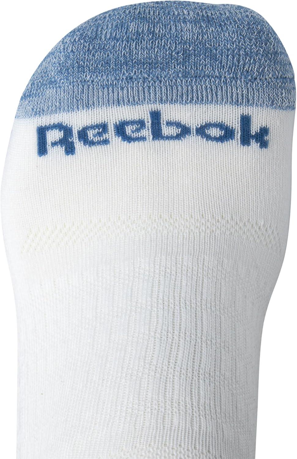 imageReebok Mens Quarter Socks  12 Pack Performance Comfort Athletic Socks  Breathable Ankle Socks for Men 6125Black White