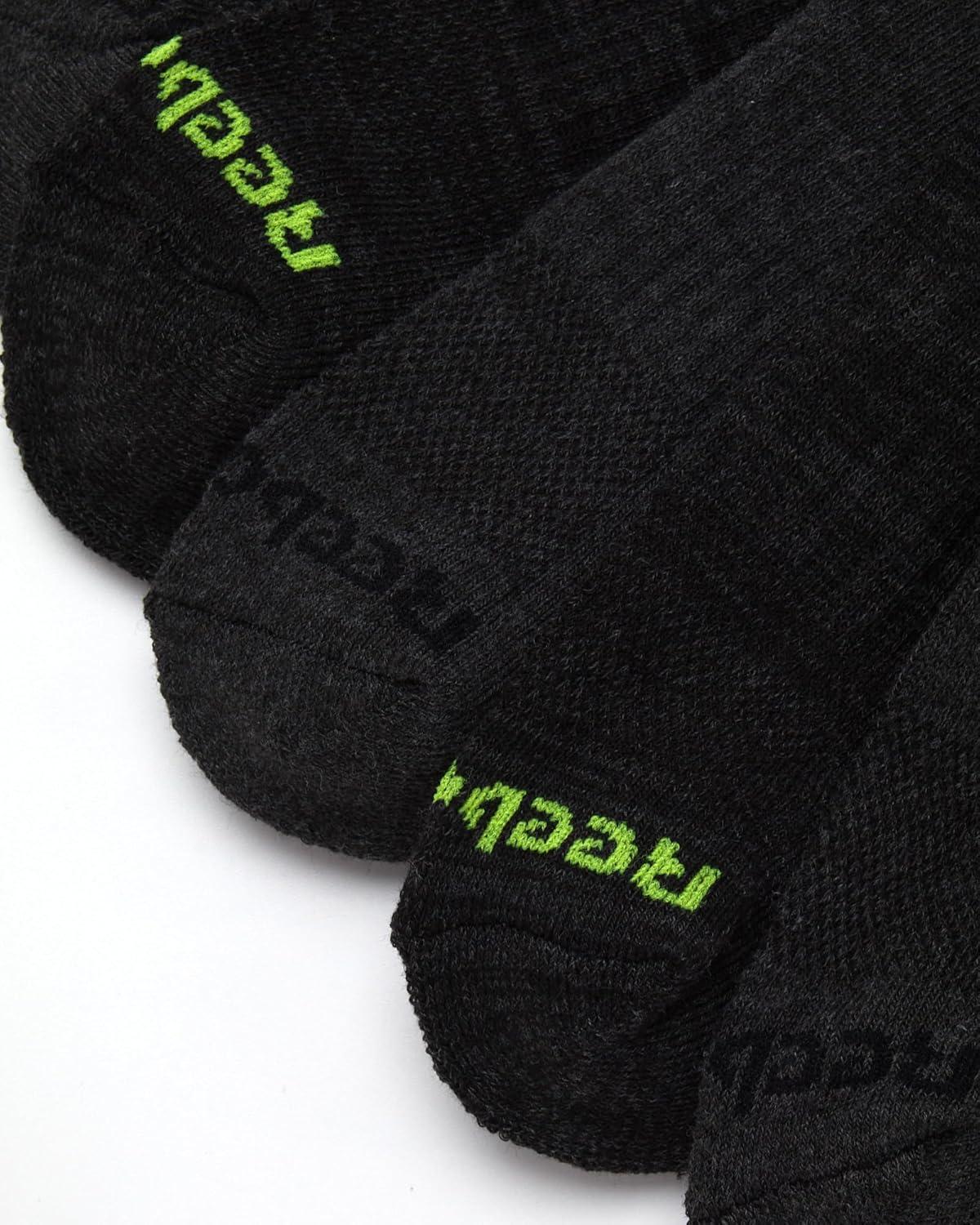 imageReebok Mens Quarter Socks  12 Pack Performance Comfort Athletic Socks  Breathable Ankle Socks for Men 6125BlackGrey