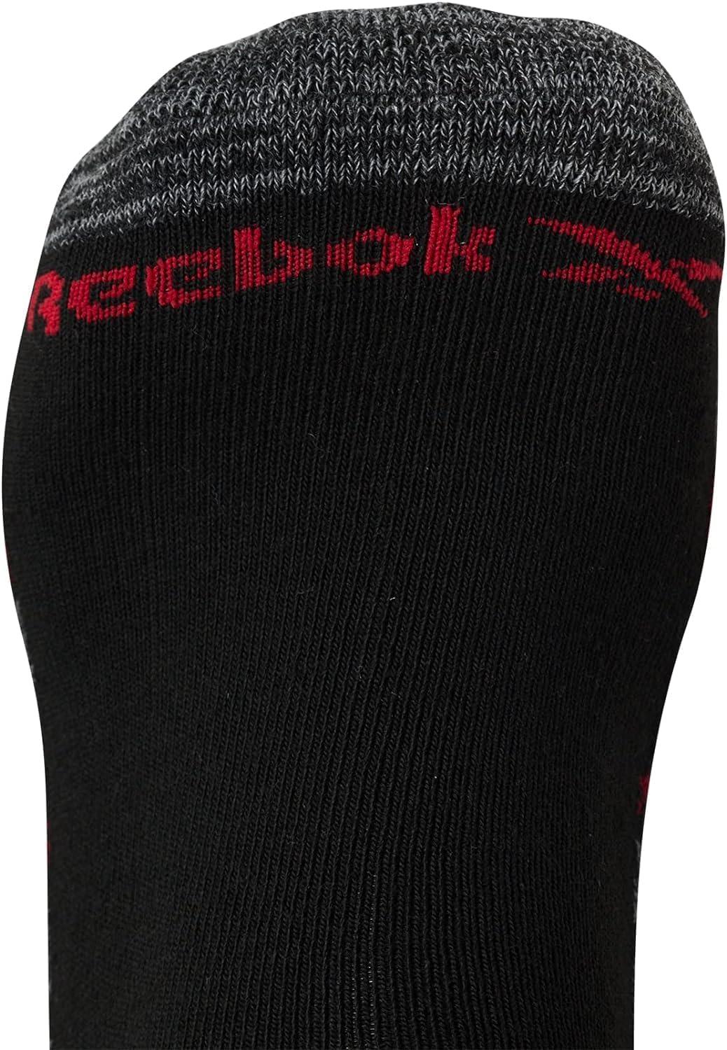 imageReebok Mens Quarter Socks  12 Pack Performance Comfort Athletic Socks  Breathable Ankle Socks for Men 6125Classic Black