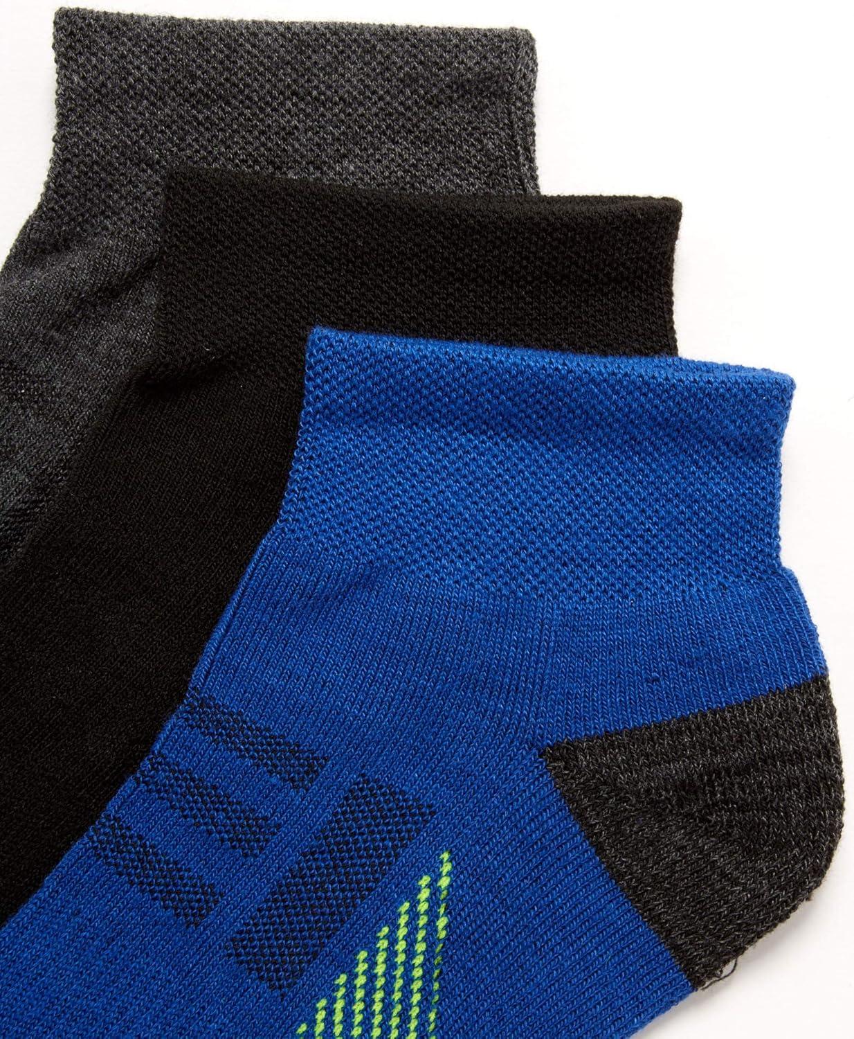 imageReebok Mens Quarter Socks  12 Pack Performance Comfort Athletic Socks  Breathable Ankle Socks for Men 6125NavyAssorted