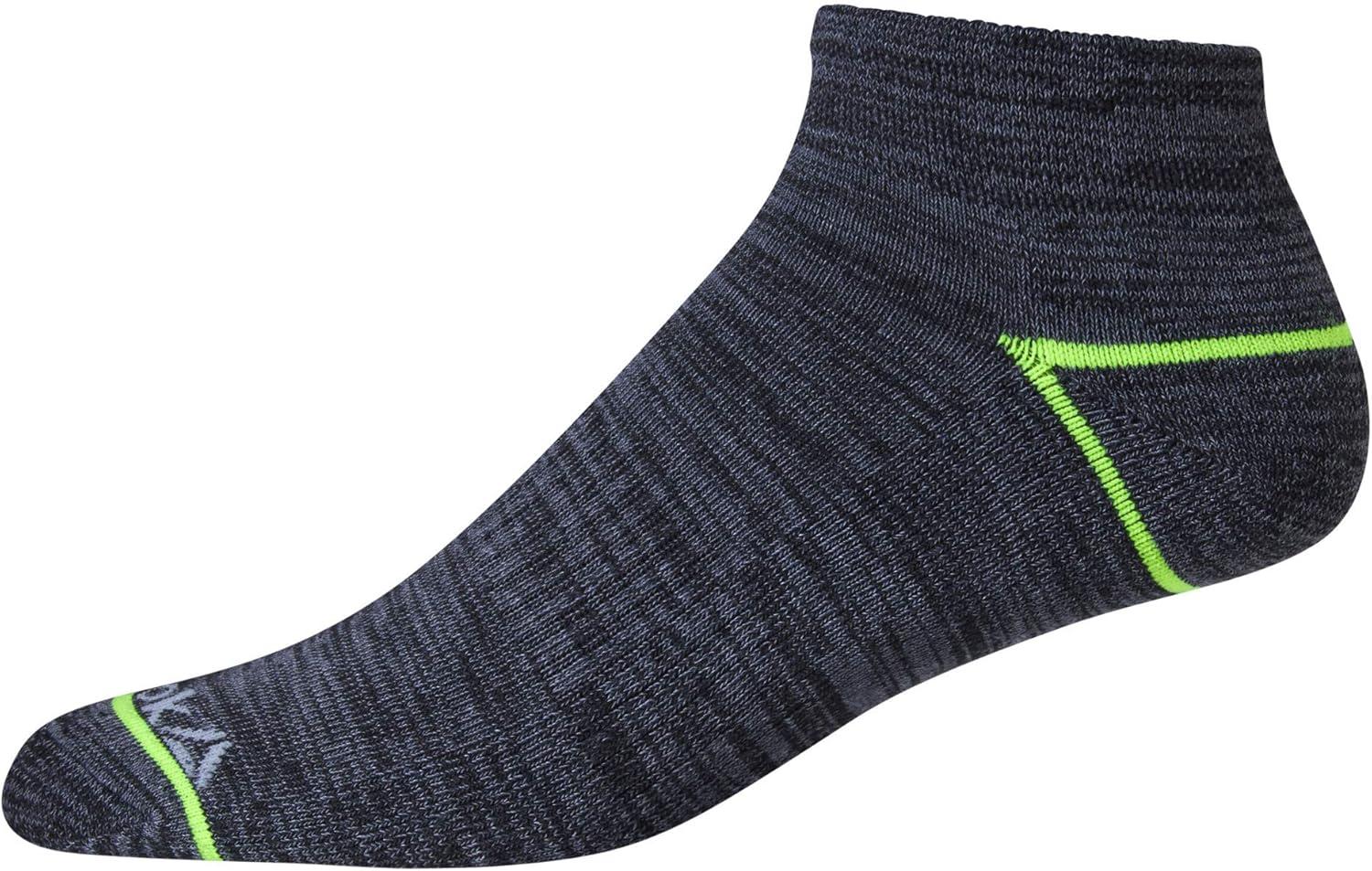 imageReebok Mens Quarter Socks  12 Pack Performance Comfort Athletic Socks  Breathable Ankle Socks for Men 6125Steel GreyBlack