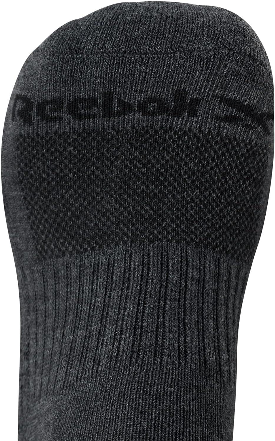 imageReebok Mens Quarter Socks  6 Pack Cushion Quarter Cut Ankle Socks for Men  Breathable Mens Athletic Socks Size 6125BlackWhiteGrey Assortment