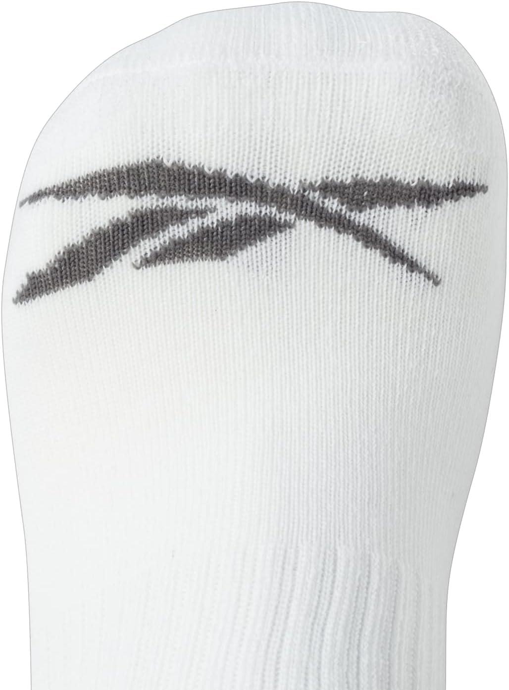 imageReebok Mens Quarter Socks  6 Pack Cushion Quarter Cut Ankle Socks for Men  Breathable Mens Athletic Socks Size 6125Classic White