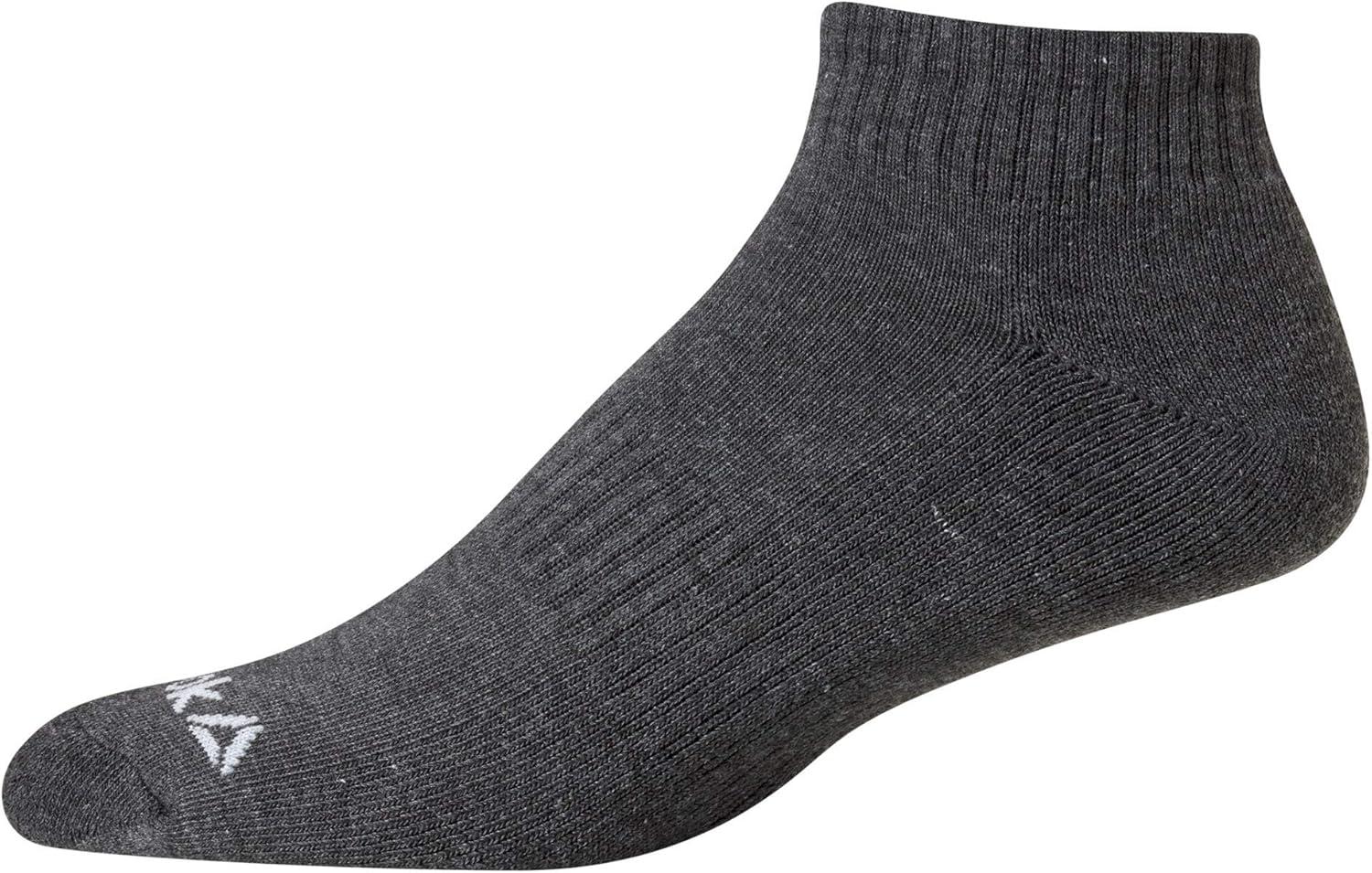 imageReebok Mens Quarter Socks  6 Pack Cushion Quarter Cut Ankle Socks for Men  Breathable Mens Athletic Socks Size 6125Light Grey