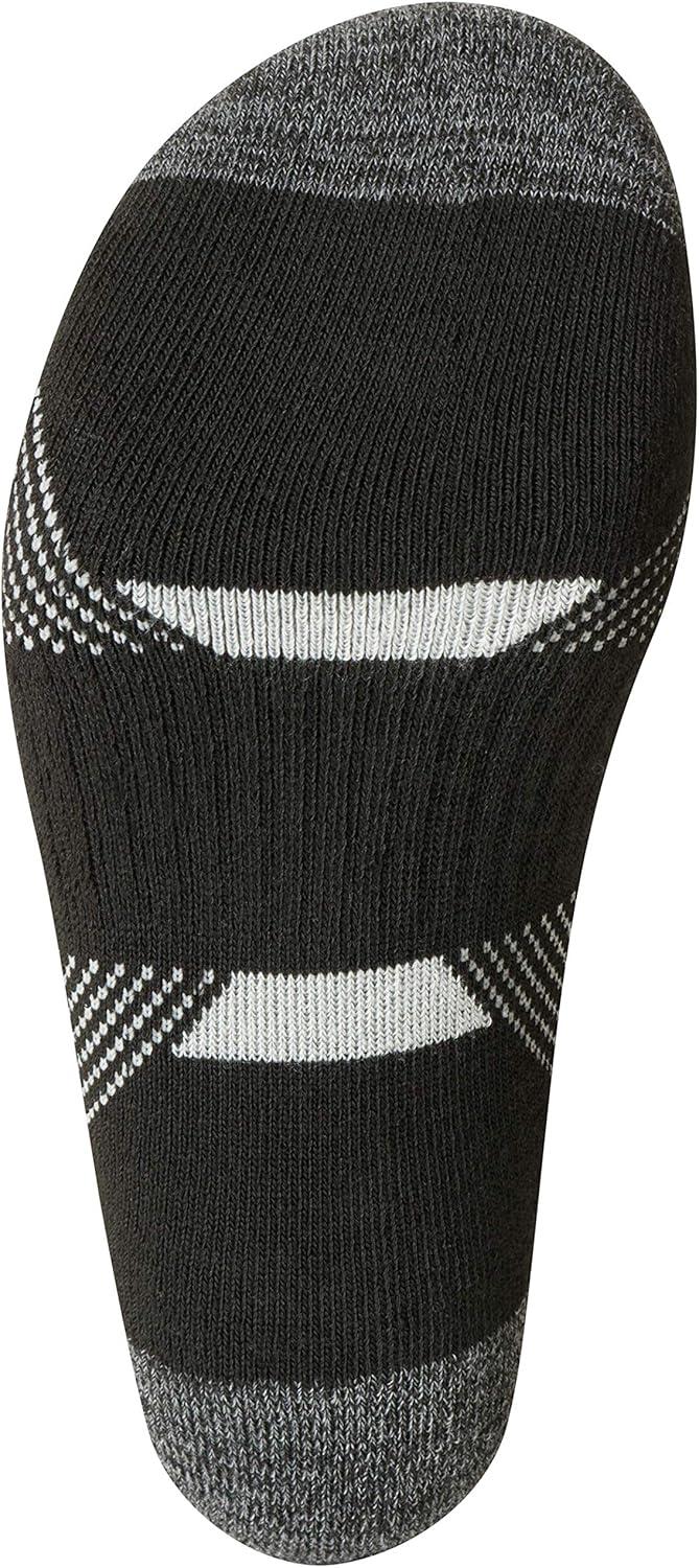imageReebok Mens Quarter Socks  6 Pack Cushion Quarter Cut Ankle Socks for Men  Breathable Mens Athletic Socks Size 6125Oil Black