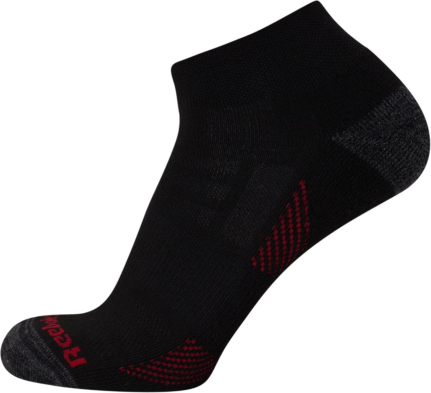 imageReebok Mens Quarter Socks  6 Pack Cushion Quarter Cut Ankle Socks for Men  Breathable Mens Athletic Socks Size 6125Pure Black