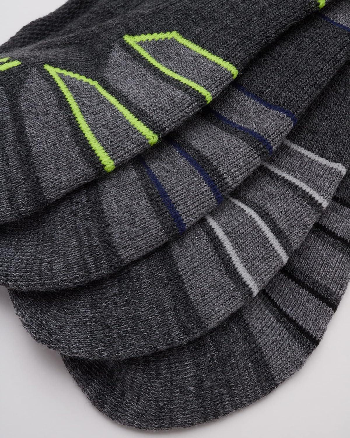imageReebok Mens Quarter Socks  6 Pack Cushion Quarter Cut Ankle Socks for Men  Breathable Mens Athletic Socks Size 6125Solid Grey