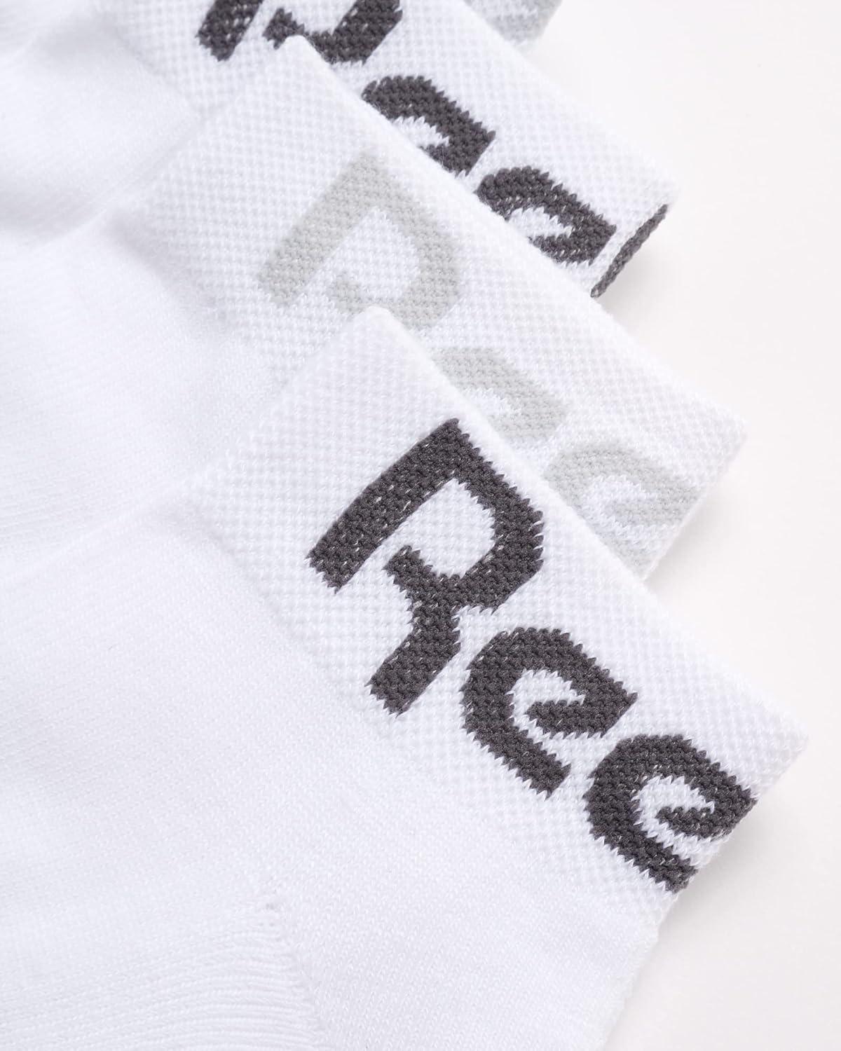 imageReebok Mens Quarter Socks  6 Pack Cushion Quarter Cut Ankle Socks for Men  Breathable Mens Athletic Socks Size 6125White