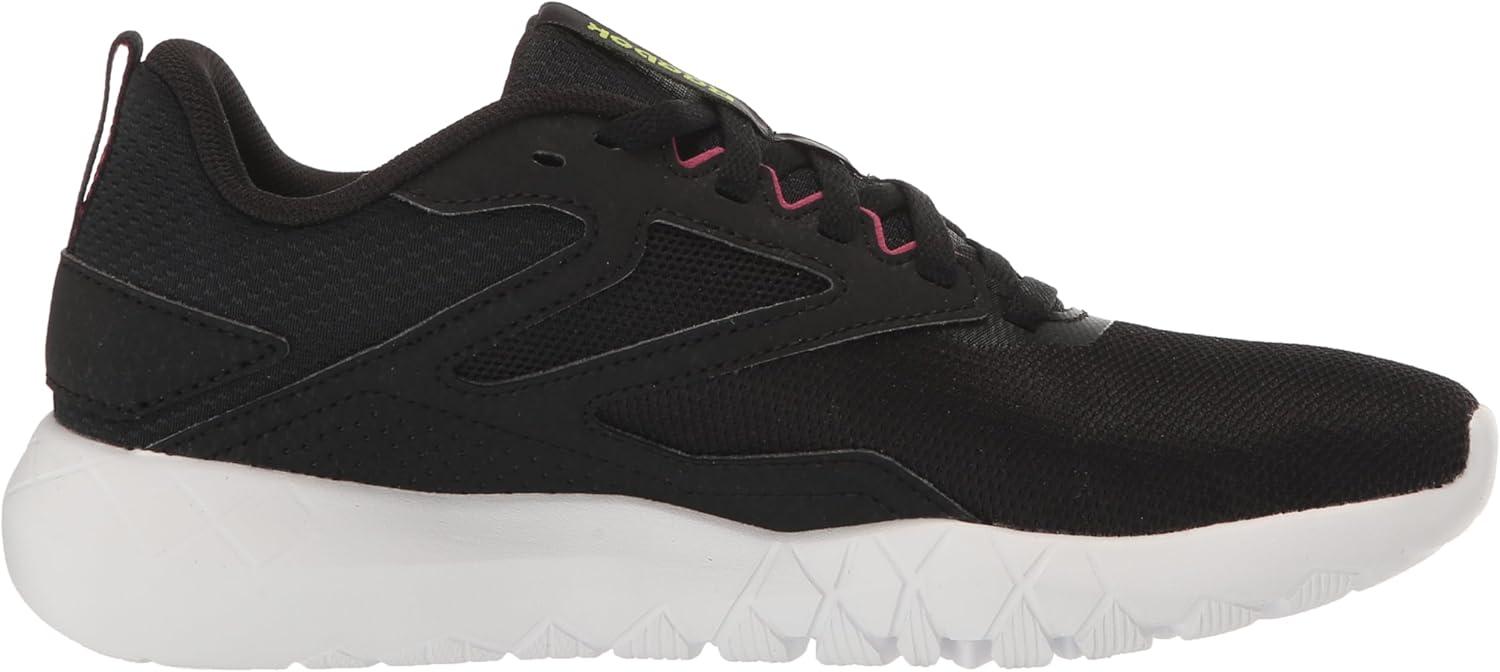 imageReebok Womens Flexagon Energy Tr 4 SneakerCore BlackAcid YellowSemi Proud Pink