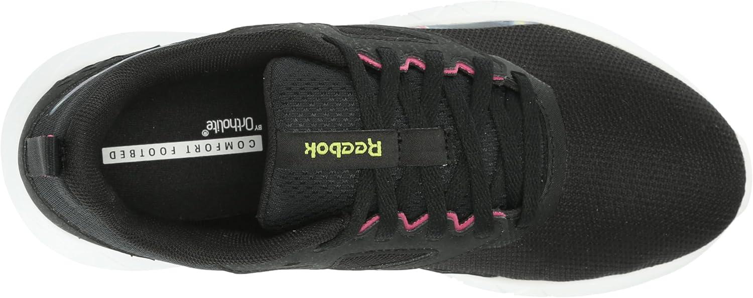 imageReebok Womens Flexagon Energy Tr 4 SneakerCore BlackAcid YellowSemi Proud Pink