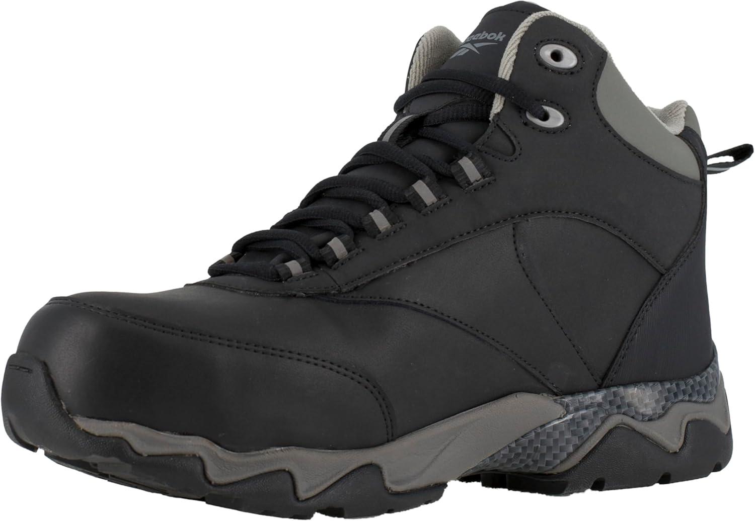 imageReebok Work Beamer Hiker Mens BootBlack With Grey Trim