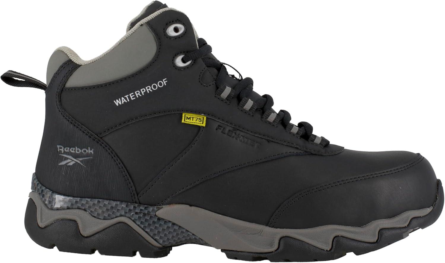 imageReebok Work Beamer Hiker Mens BootGreyBlackWhite