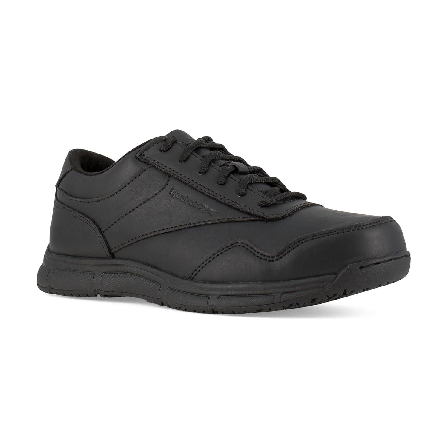 imageReebok Work Womens Jorie Lt Soft Toe SlipResistant Work Shoe Black  9 MediumBlack