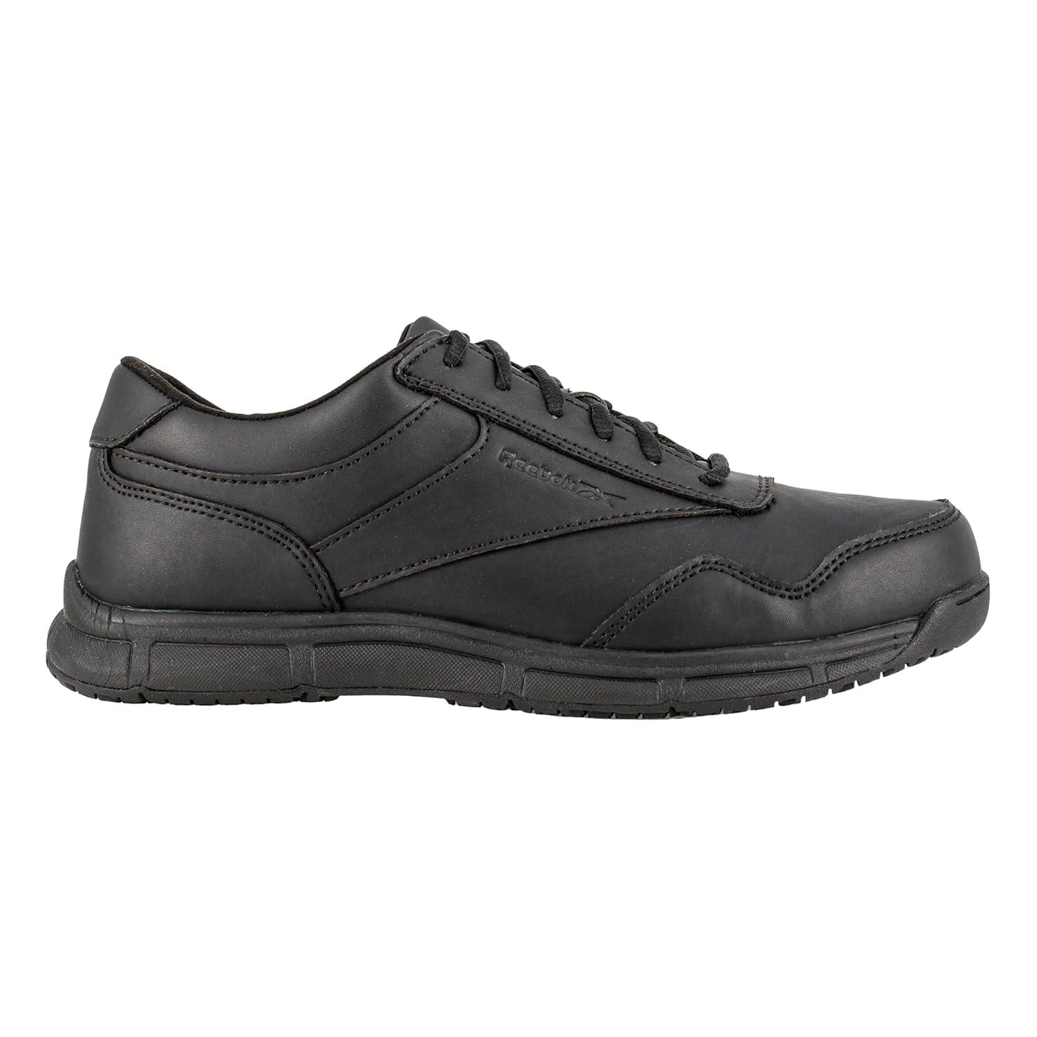 imageReebok Work Womens Jorie Lt Soft Toe SlipResistant Work Shoe Black  9 MediumBlack