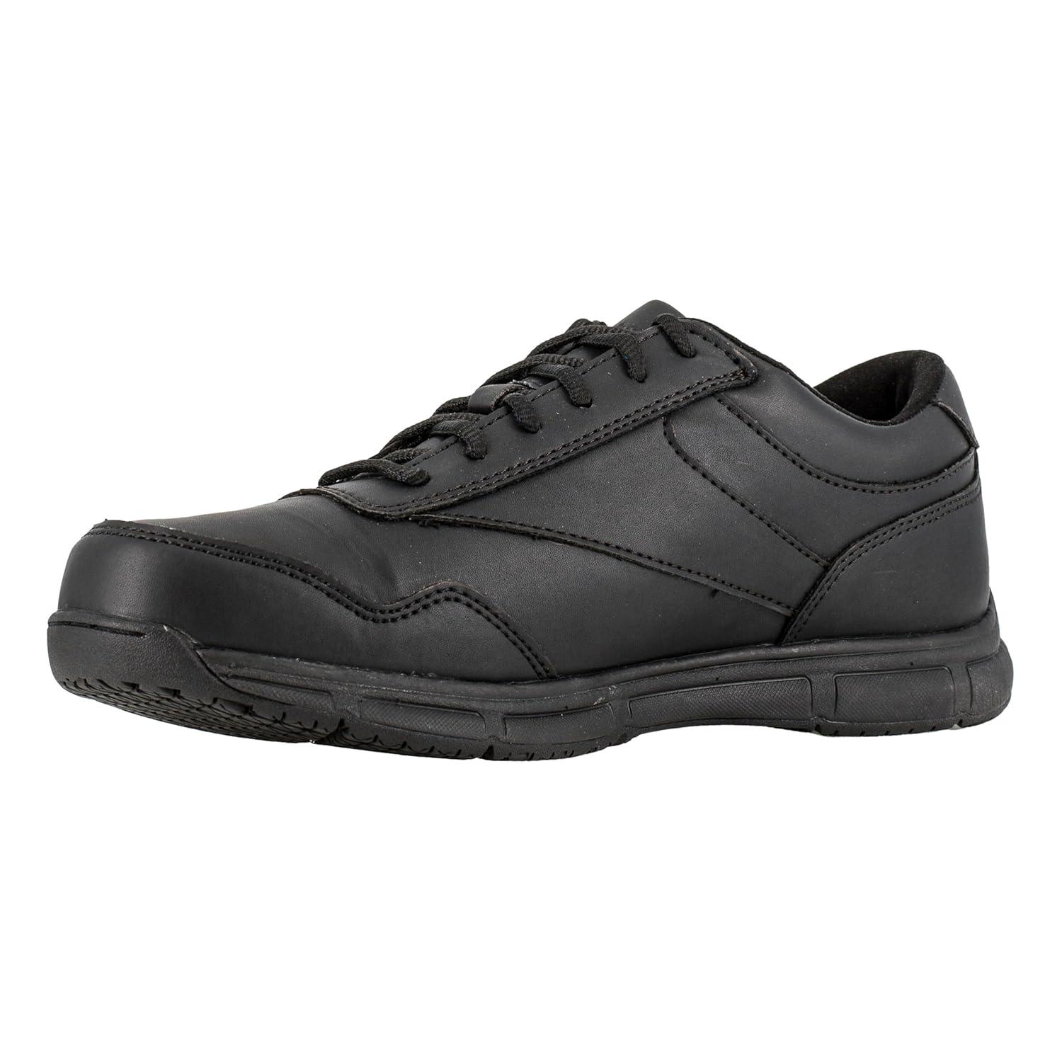 imageReebok Work Womens Jorie Lt Soft Toe SlipResistant Work Shoe Black  9 MediumBlack
